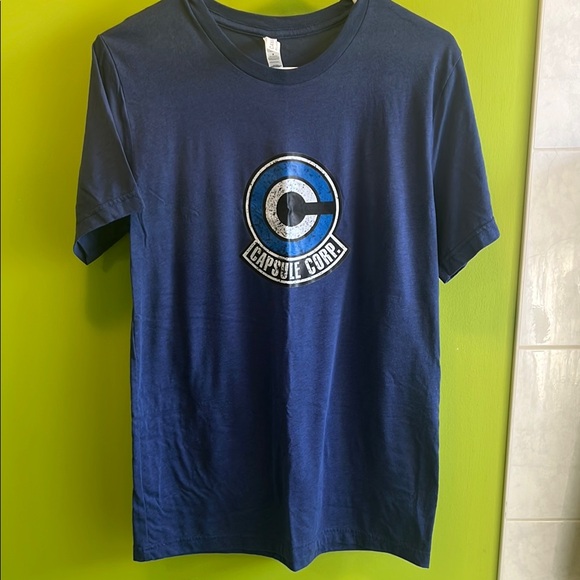 Dragonball Capsule Corp. Navy Blue Triblend t-shirt - Picture 1 of 4